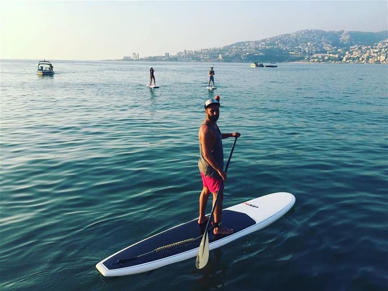 Today is the perfect day for a perfect day 🏝🏄😎.. sup  surfing ... (Surf Shack Lebanon)