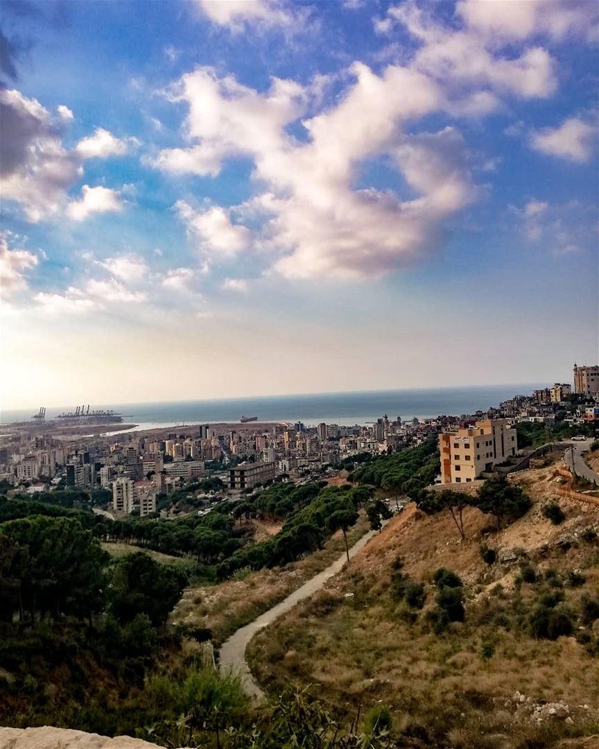  today  lebanon  beautiful  view  sea  green  picoftheday  pictures ... (Fanar, Mont-Liban, Lebanon)