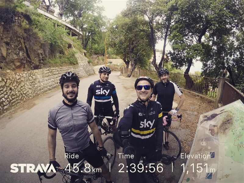 Today’s ride🚴🏼‍♂️🌤🗻  cycling  cycle  cyclist  cyclingphotos  cycling ... (Arsoûn, Mont-Liban, Lebanon)