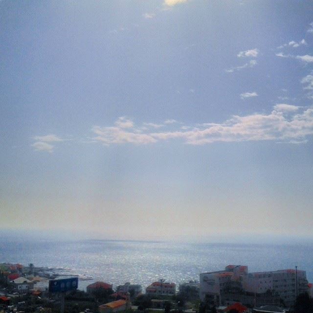 Today's view from El Monsef...what a beautiful area! Monsef  Batroun ...