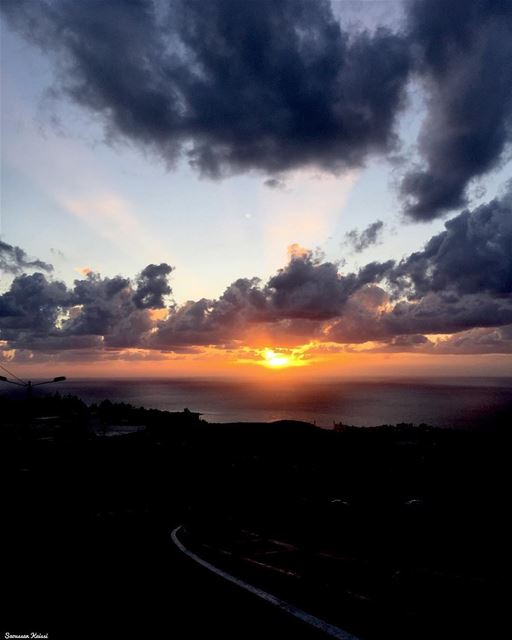  today  sunset  colors clouds beautiful...