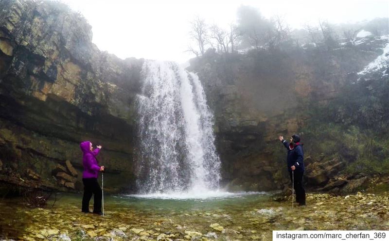  Together We  Explore The World...  ChasingWaterfalls  NeverStopExploring ... (Faraya, Mont-Liban, Lebanon)