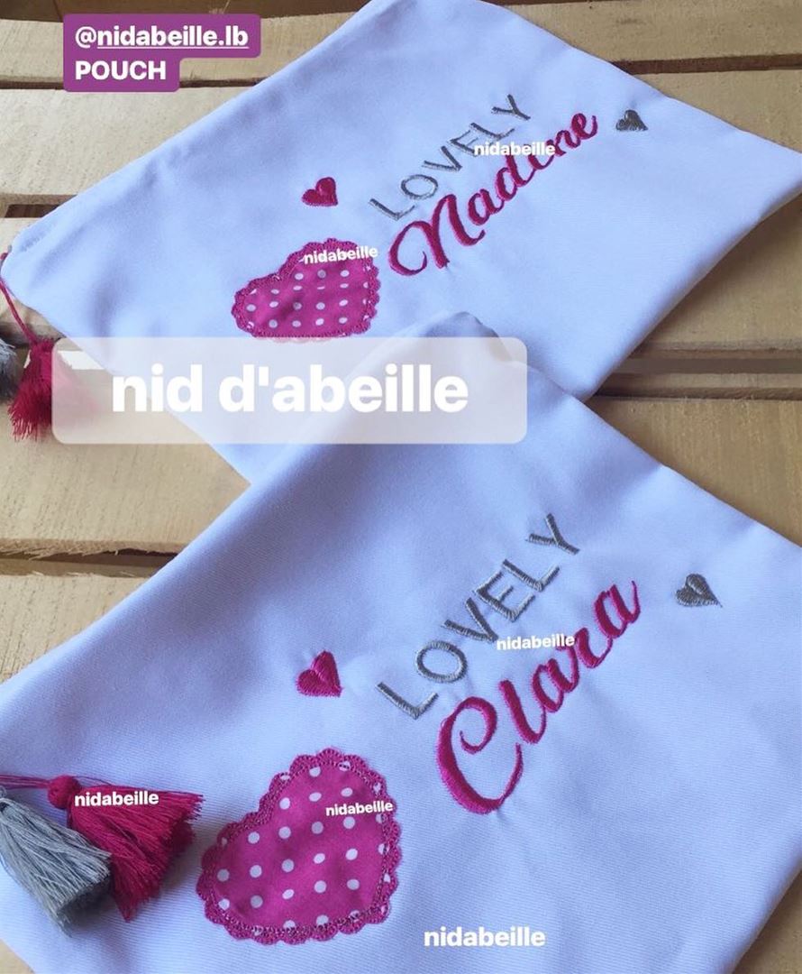 Too much LOVE 🎀 Write it on fabric by nid d'abeille  pink  heart  lovely ...