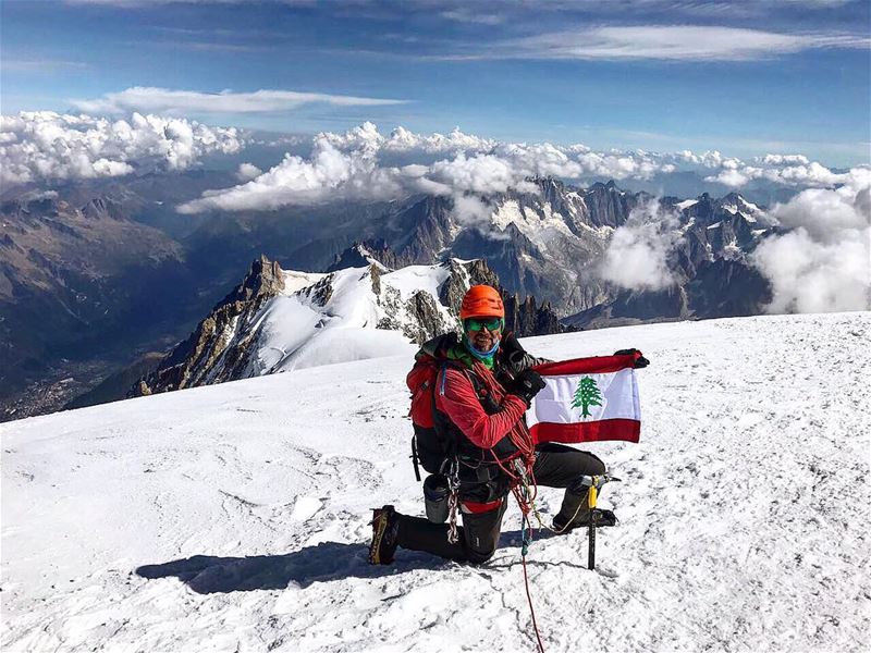 Top of Mont Blanc 4810 the highest of the Alps for the second Time ! Its a... (Mont Blanc 4810 moh)