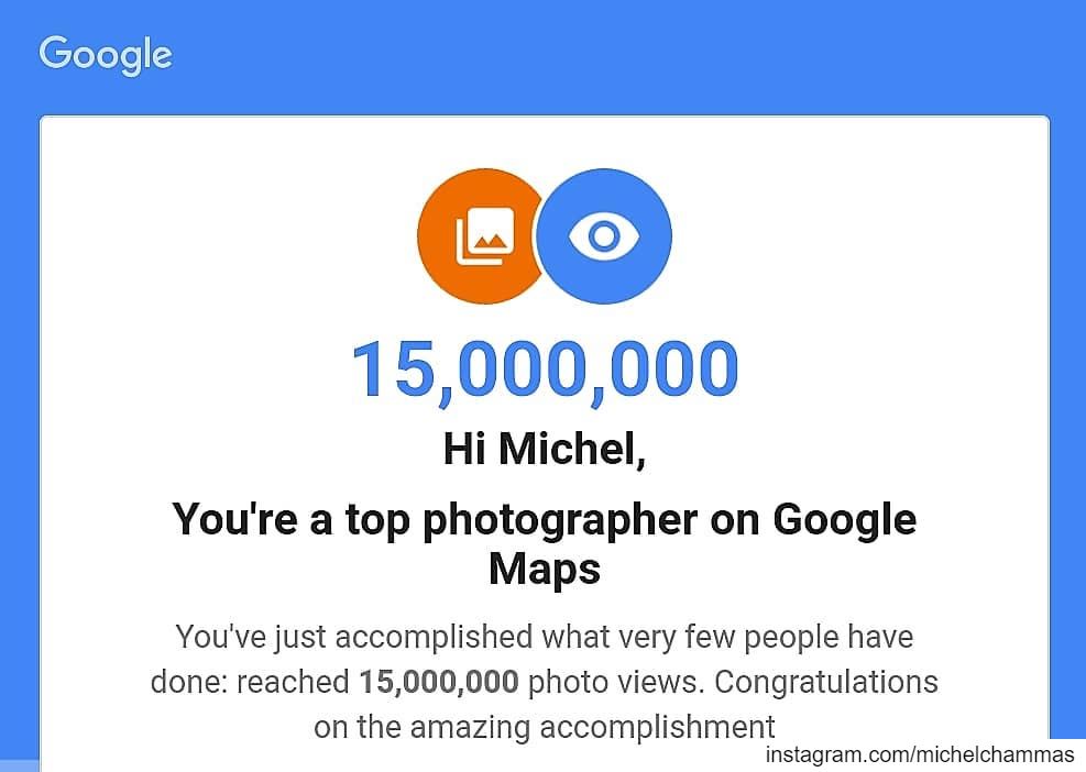 Top Photographer on Google Maps! I surpassed 15 million views. Lebanon ... (Chekka)