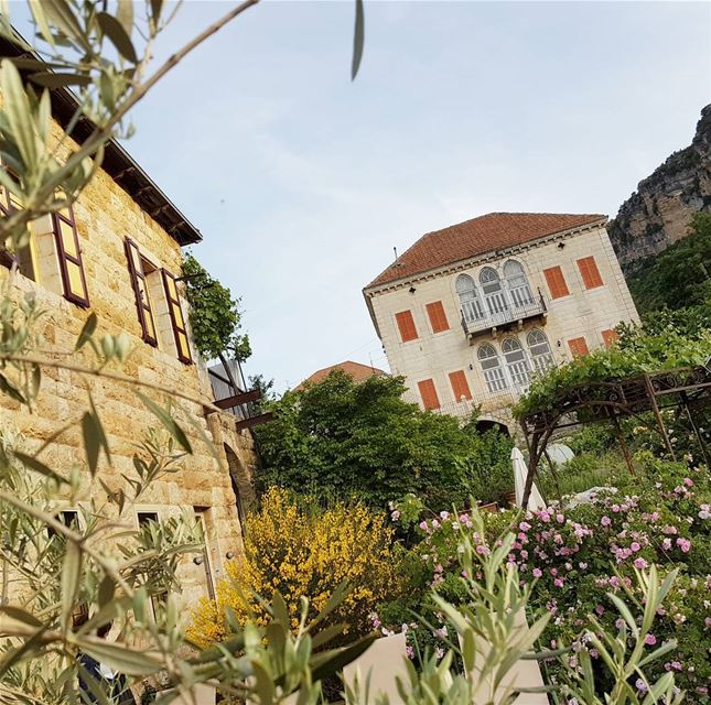 Traditional houses in the village of Douma. tourleb  tourlebanon ... (Douma, Liban-Nord, Lebanon)