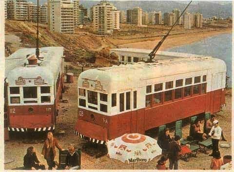 Tramway Beirut Ramlet Al-Bayda 1971