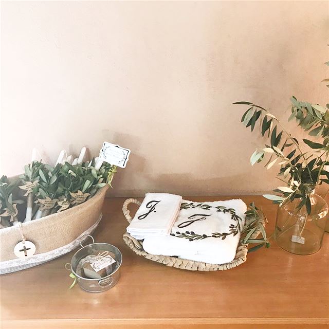 Tree of LIFE 🌿Baptism set up, towel, candle, soap, giveaway, flower......