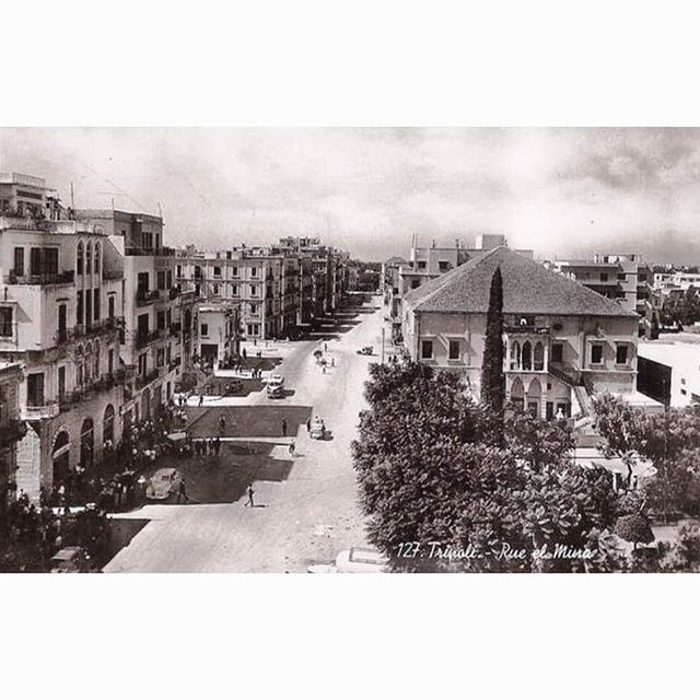 Tripoli Al Mina Street In 1940 .