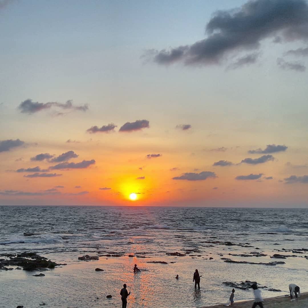 🌅 tripoli  Lebanon  Sunsets  swimming  SunsetPorn  ElMina  Mina  Gold ... (Tripoli, Lebanon)