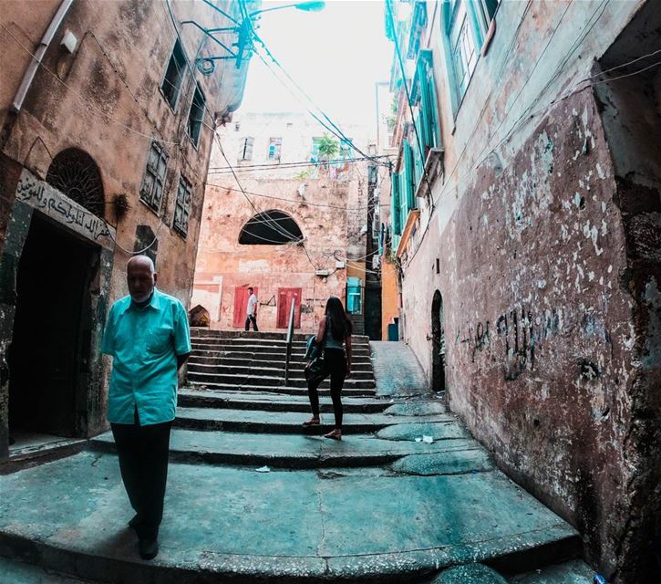 Tripoli's streets 👣💛🏘....... gopro  goproheroblack6  goprohero6... (Tripoli, Lebanon)