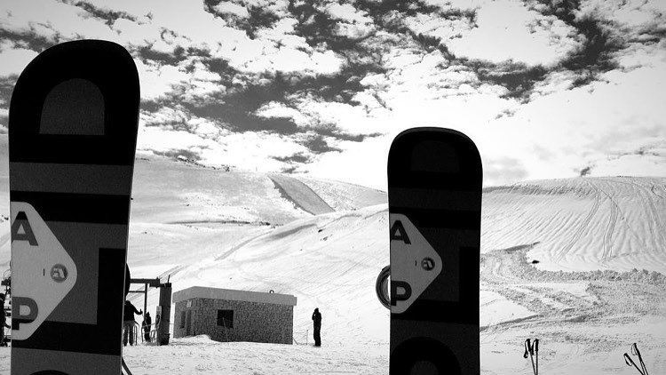 Tuesday’s are for the boys... 📷: @marclkhoury ... snowboard ... (Mzaar Ski Resort Kfardebian)