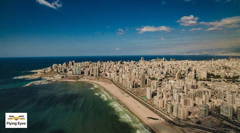 📲Turn ON Post Notifications 🌄Amazing view from  beirut 📸Photo by @flying (Ramlat Al Bayda', Beyrouth, Lebanon)