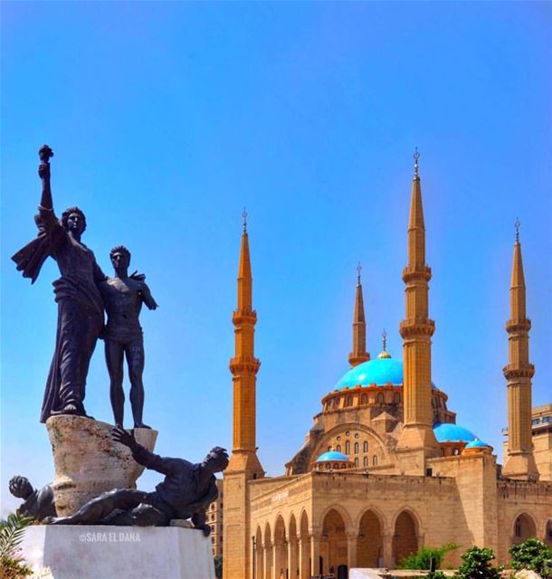 📲Turn ON Post Notifications 🌄Amazing view from  downtownbeirut 📸Photo... (Martyrs' Square, Beirut)