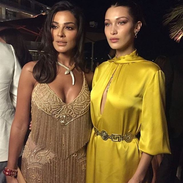 Two beauties in Dubai @nadine.nassib.njeim and @bellahadid ...