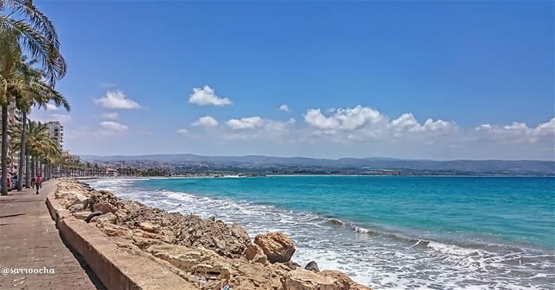 Tyre Beach is known to many as the most beautiful beach in Lebanon 😍😍😍 ... (Tyre District)