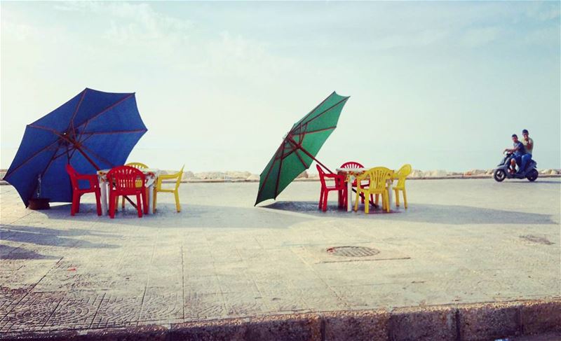 Tyred of it All  tyre  sur  promenade  corniche  lebanese  urban ... (Tyre, Lebanon)