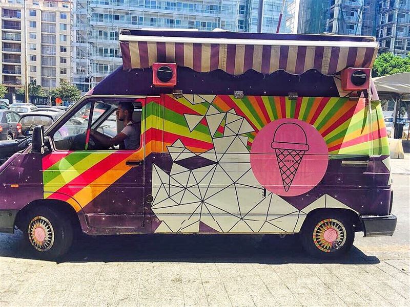 @uber_lebanon is fulfilling everyone's ice cream craving today from 1pm to... (Downtown Beirut)