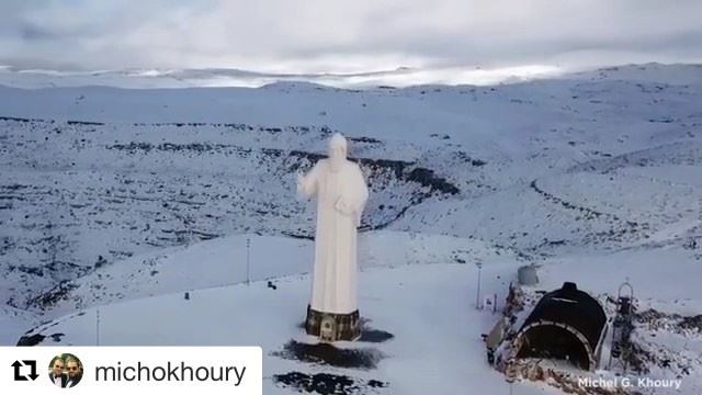 🇱🇧 Um fim de semana abençoado a todos com estas belas imagens de São... (Faraya, Mont-Liban, Lebanon)