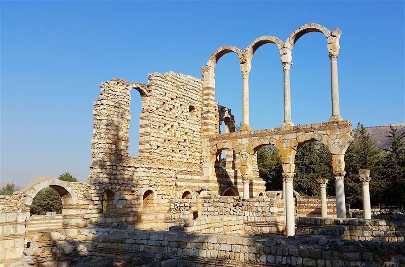 Umayyad Ruins of Aanjar🏛 livelovebekaa  livelovebeirut  wearelebanon  ... (Anjar, Lebanon)