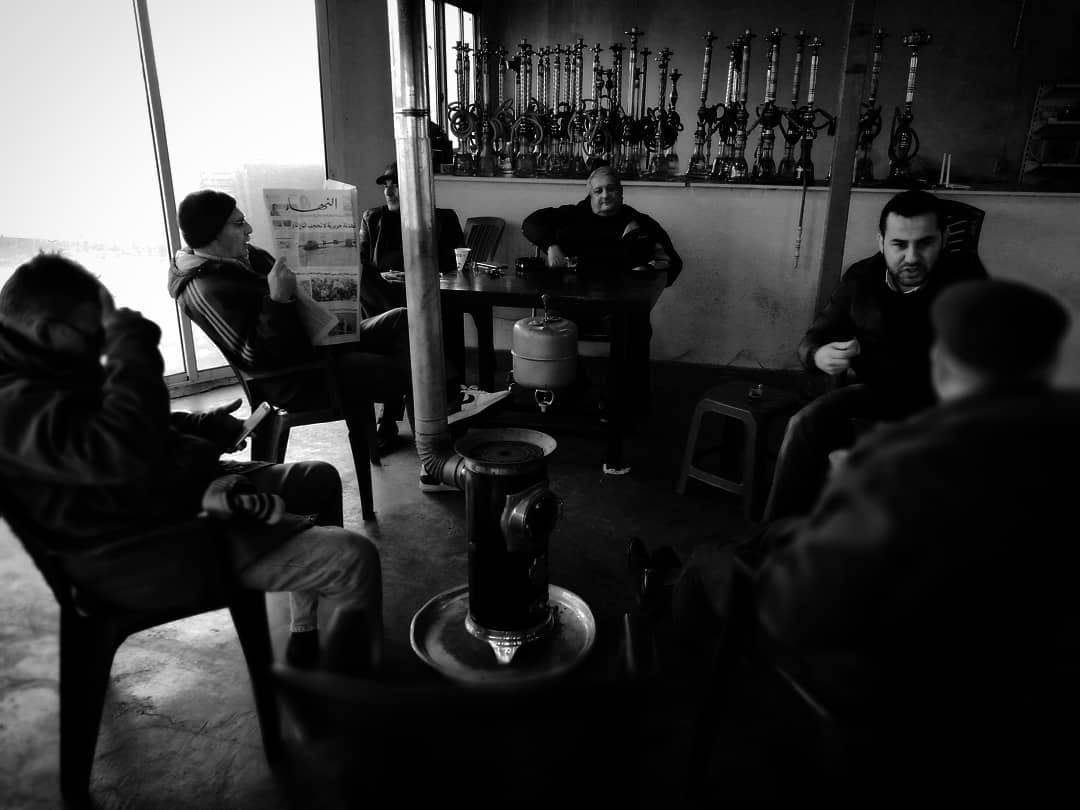 Una mañana en la cafetería -  ichalhoub in  Tripoli north  Lebanon...