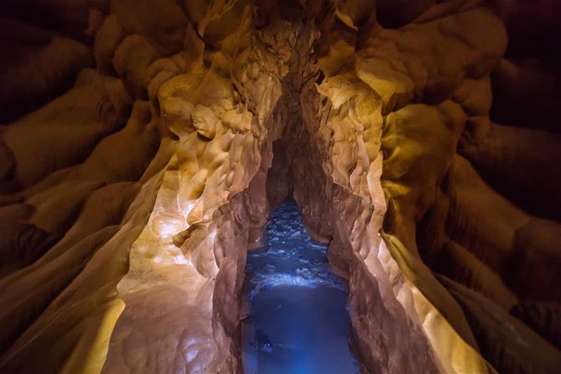 Unique corridors, flowing water  lebanon ...