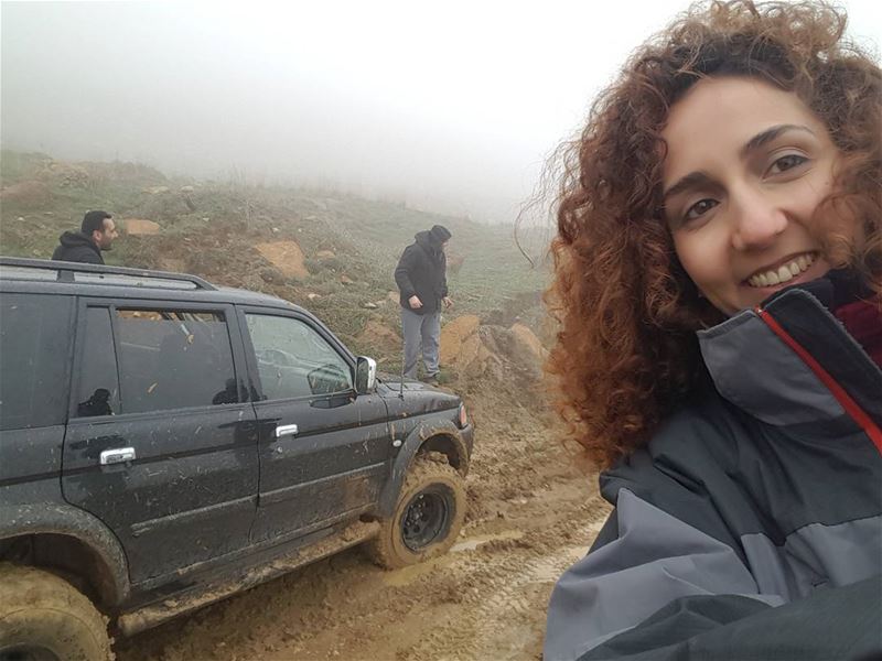 Until they figure out a way out of the mud  selfie  offroad  adventure ...