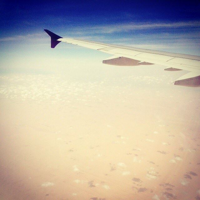 Up in the sky above the desert. travel  traveling  TagsForLikes ... (Planet Earth)