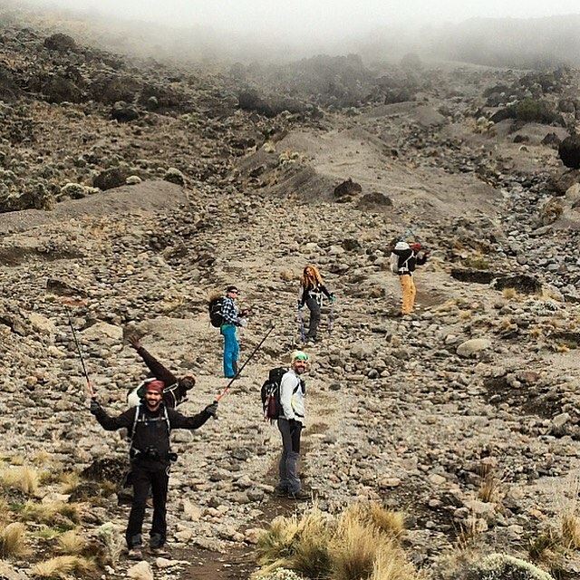 Up to Barafu camp 4646m with the team still performing well !!! Day 5 ...