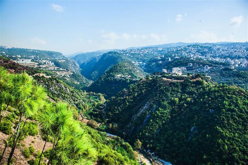 Up & Up 🌞✌️ Goodmorning  Sunndyday  Mountains  Nature  Green  Grotto ... (Jeita Grotto مغارة جعيتا)