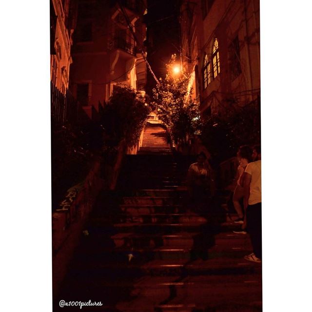 Up we go on L'Escalier de L'Art, also known as the L'Escalier de Saint-Nico (St Nicolas Stairs)