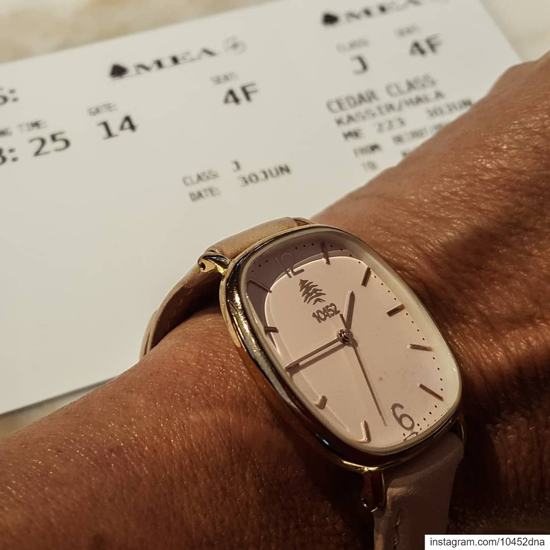  vacation  mood but not without my  10452dna  melrose  watch ... (Beirut–Rafic Hariri International Airport)