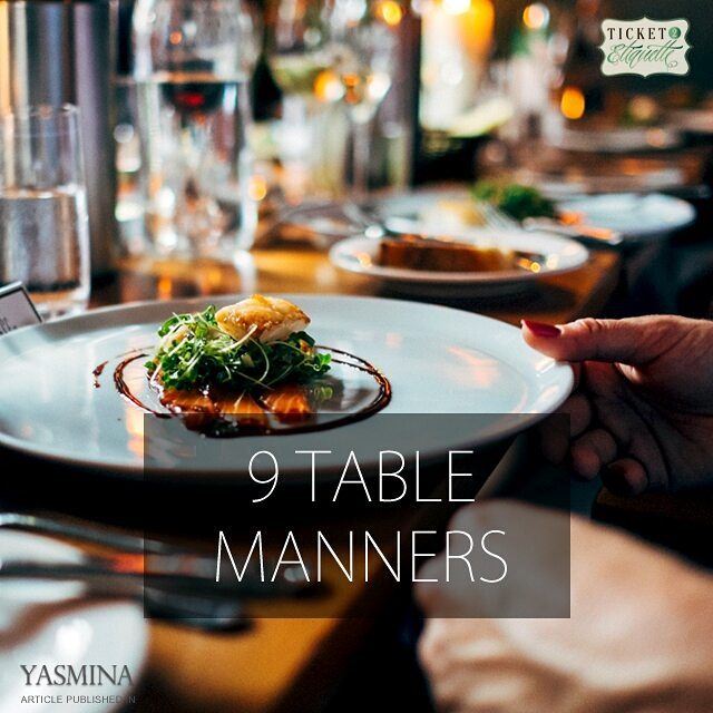 Vera on 9  tablemanners rules to follow with @gracytta in @yasminadotcomخب (Beirut, Lebanon)