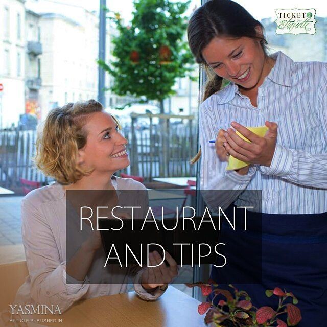 Vera on appropriate  restaurant behavior and  tipping with @gracytta in @ya (Beirut, Lebanon)