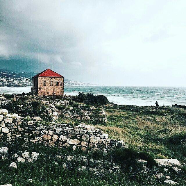 Very old 🏡, it shows but strong enough to face the mightiness of mother nature ⛈