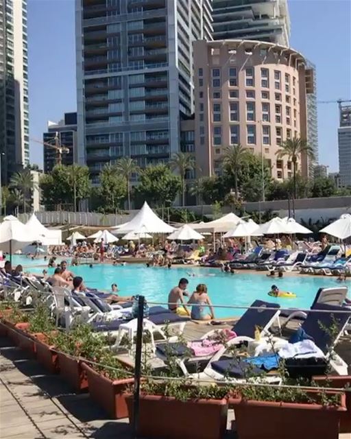 Verão em Beirute 🌞🇱🇧 Summertime in Beirut by @bassamwalid ... (Zaitunay Bay)