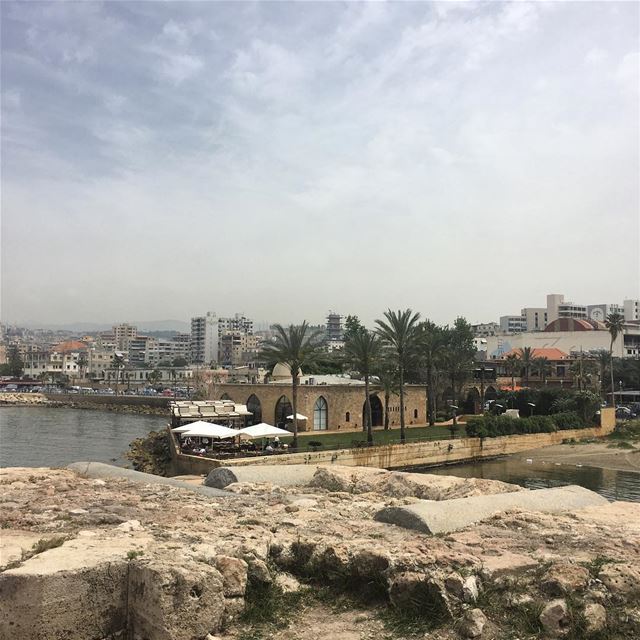 View from the 13th Century Saida Sea Castle - Saida Rest House myhometown...