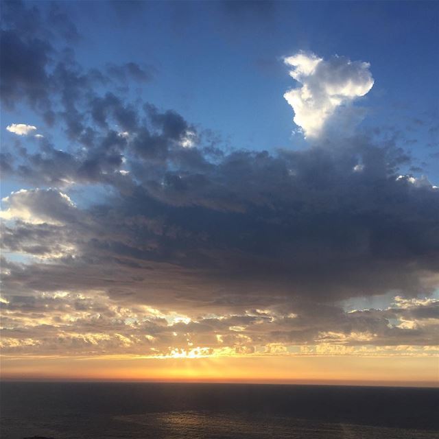 View from the 8th  sunset  beirut  love  lebanon  lebanonspotlights ... (Manara Beirut)