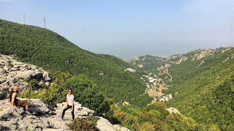 view from the top ⛰  lebanon  lebanon_hdr  lebanoninapicture  campinglife... (Bentael Nature Reserve)