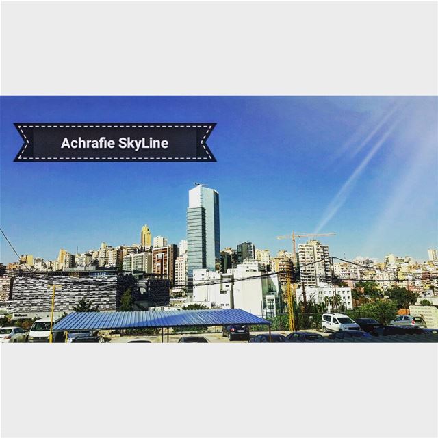 View of Achrafieh sky line  from Sin el fil uglybeirut  achrafieh  beirut... (Achrafieh, Lebanon)