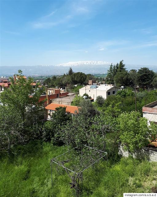 View of Anjar🏡🌳... Anjar  village  houses  nature  sannine ...