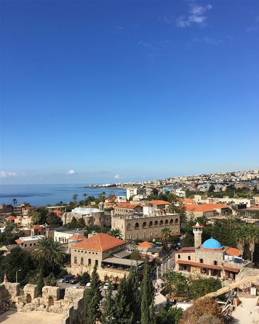 View of Byblos Old Town from the Crusader Castle • Lebanon 🇱🇧........ (Byblos, Lebanon)