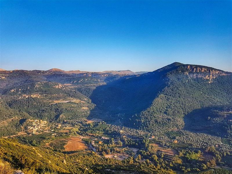 View of Jezzine valleys  landscapephotography  landscape  jezzinedistrict ... (Mazraat Daher)