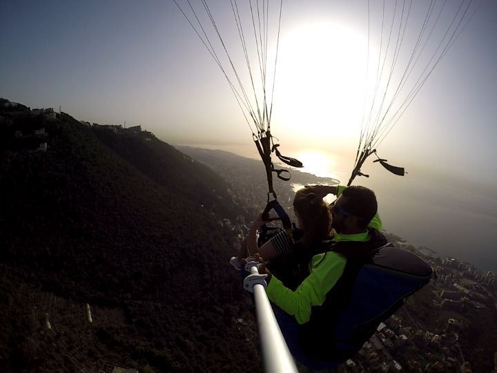  view  sky  sun  smile  relax  music  paragliding  fly  harissa  jounieh ...