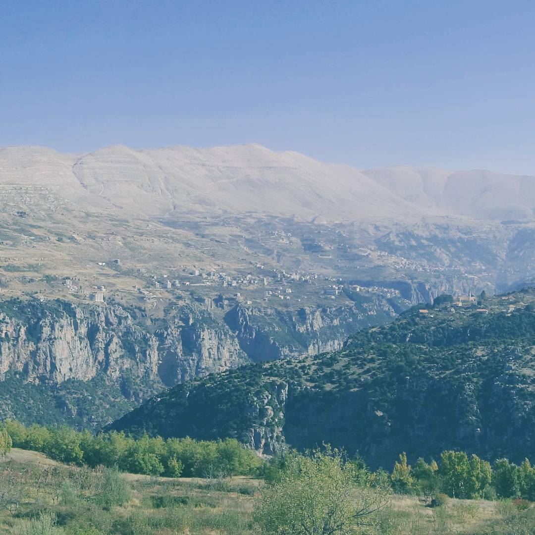 View worth getting out of the car for  throwback  lebanon  livelovebeirut ... (Bcharré, Liban-Nord, Lebanon)