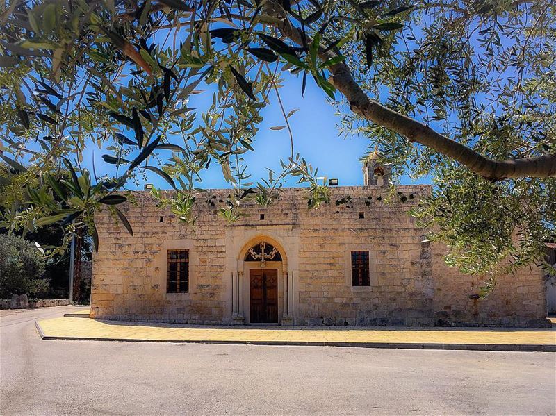 Village church  oldhouses  church  oldchurch  beautifulbuildings  stone ... (Mar Nohra Church)