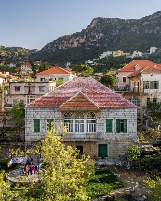 Vintage Village 🏡.. . douma  northlebanon  lebanon  dji  drones ... (Douma, Liban-Nord, Lebanon)