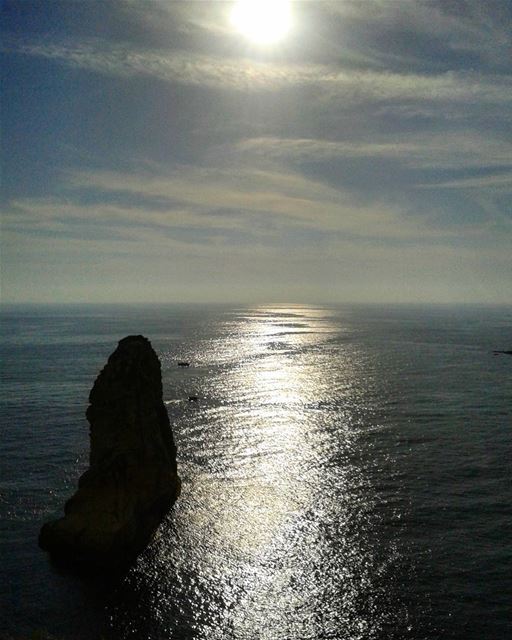 Vitamin sea 💙 lebanon beirut photooftheday instagallery instamoments... (Rawshe, Beirut)
