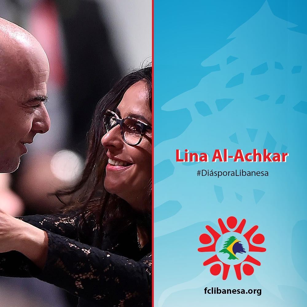 Você sabia que a primeira-dama da FIFA é libanesa? É isso mesmo! Lina Al-Ac