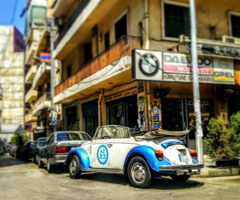🚗 volks blue favorite colour lebanon livelovelebanon livelovelaugh insta... (Gemmayze Gem)